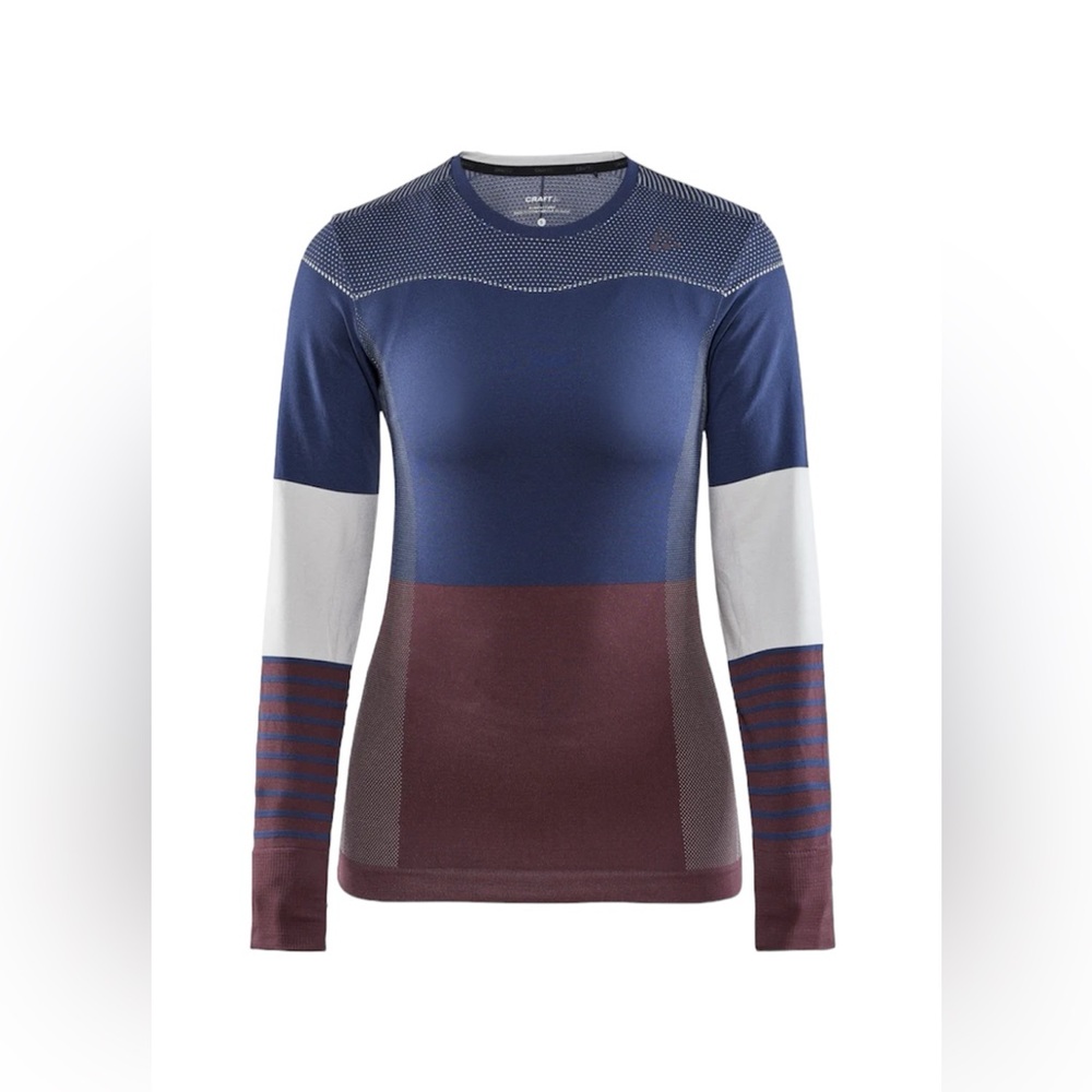 Craft Fuseknit Comfort Long Sleeve Colorblock Top